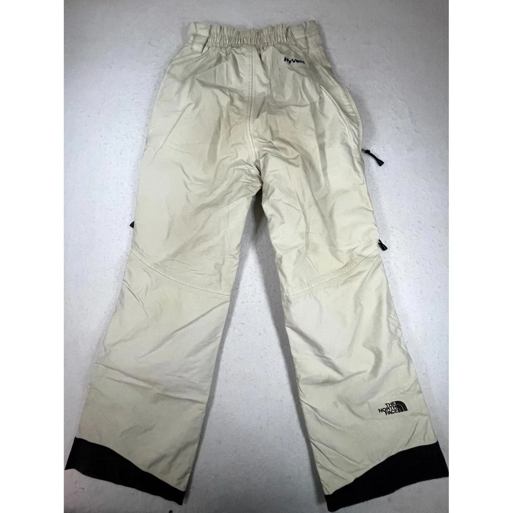The North Face Hyvent Snowboarding Pants Mens Small‎ Beige Nylon Wide Leg Hiking